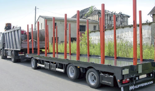 Anhänger für Fahrzeuge - Hüffermann Transportsysteme GmbH  - 3-Achsen / angehängt