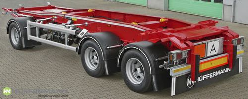 Plattformanhänger - Hüffermann Transportsysteme GmbH  - Baustellen / 3-Achsen / angehängt