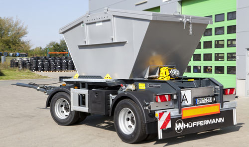 Kippanhänger - HMA1812  - Hüffermann Transportsysteme GmbH  - Baustellen / 2-Achsen / angehängt