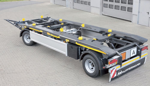 Kippanhänger - HKA1870,HKA2470 - Hüffermann Transportsysteme GmbH  - für Abfall / 2-Achsen / angehängt