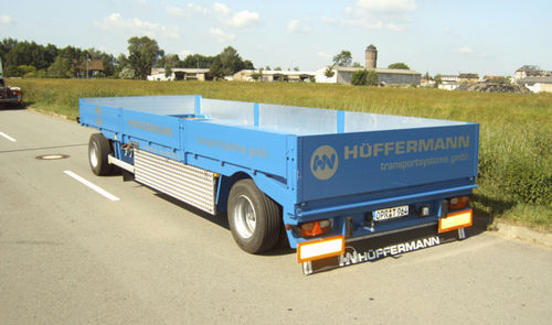 Anhänger für Industriematerial - Multi-Carrier - Hüffermann Transportsysteme GmbH  - 4-Achsen / angehängt