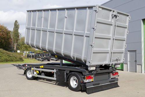 Plattformanhänger - Hüffermann Transportsysteme GmbH  - Kipper / für Industriematerial / 2-Achsen
