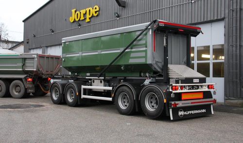 Plattformanhänger - Hüffermann Transportsysteme GmbH  - Kipper / für Containertransport / für Industriematerial