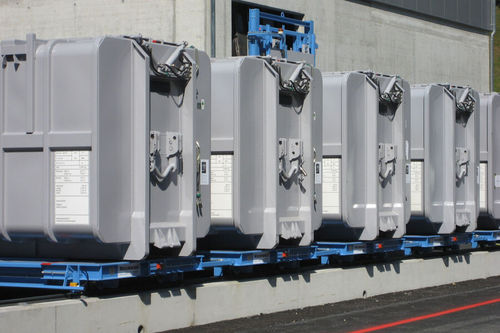 Transportwagen - Husmann Umwelt-Technik - für Materialumschlag / für Behälter