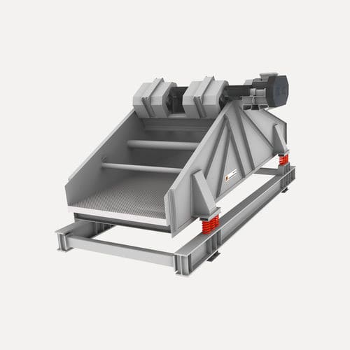 Siebmaschine / lineare Schwingungen - IFE Aufbereitungstechnik GmbH  - für Schüttgut / schräg