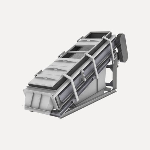Vibrationssiebmaschine - TRISOMAT - IFE Aufbereitungstechnik GmbH  - für Schüttgut / schräg / Spannwellen