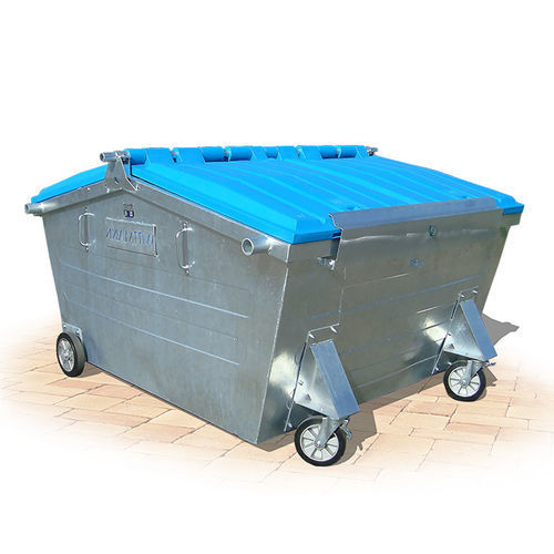 Hecklader-Müllbehälter - UB series - IVB Umwelttechnik GmbH  - Stahl / Kunststoff / für Recyclingprodukte