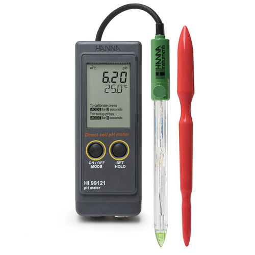 Tragbares pH-Messgerät - HI99121 - Hanna Instruments - Prozess / wasserdicht
