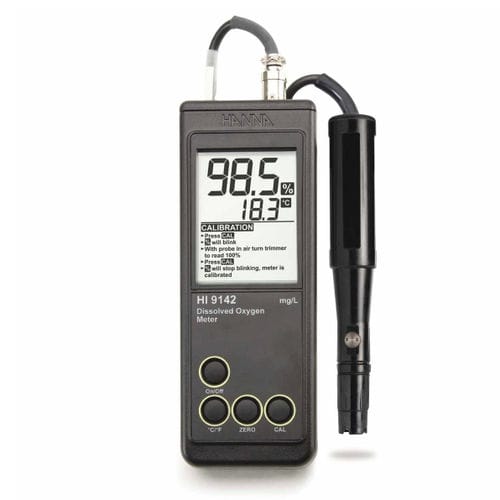 Messgerät / gelöster Sauerstoff - HI9142 - Hanna Instruments - tragbar / automatisch