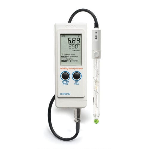 Tragbares pH-Messgerät - HI99192 - Hanna Instruments - Prozess / wasserdicht
