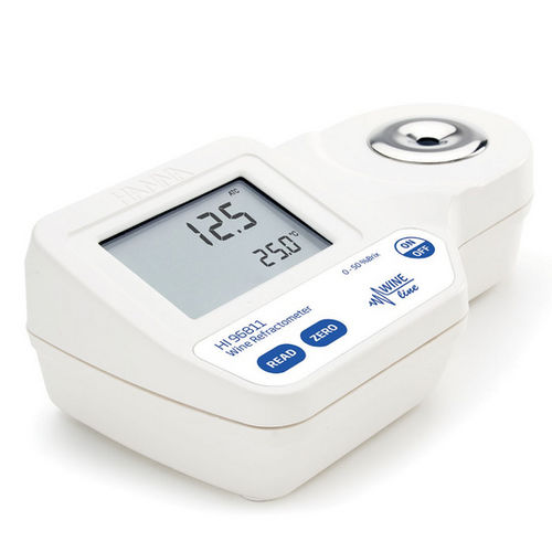 Digitales Refraktometer - HI96811 - Hanna Instruments - Hochpräzision / tragbar / Wein