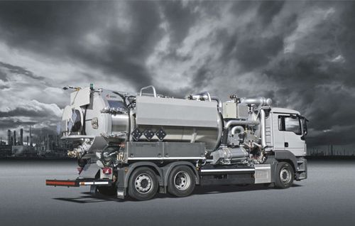 Sauglader-LKW - ECOVAC COMBI - KOKS Group b.v.  - 3-Achsen