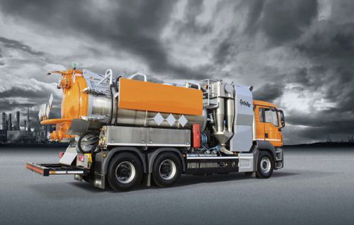 Trocken-Vakuumsauger - CYCLOVAC - KOKS Group b.v.  - hydraulisch