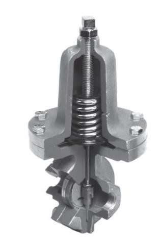 Gegendruckregler für Gas - Mark 50, 501, 502, 51 series - JORDAN VALVE - Membran / einstufig / Industrie