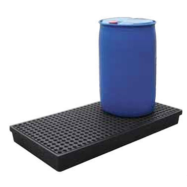 Auffangwanne für 2 Fässer - PE-BS1 - LaCont Umwelttechnik GmbH  - Polyethylen