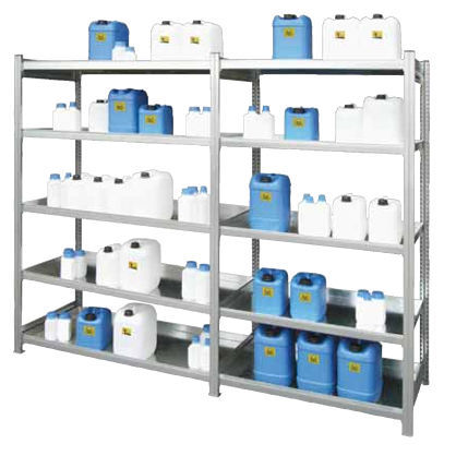 Warenlager-Regal - KG-GR 130 / 5W - LaCont Umwelttechnik GmbH  - Fachboden / verstellbar / für Flaschen