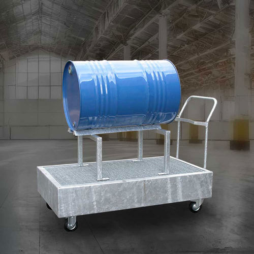 Transportwagen - WSP-2OS/W60 - LaCont Umwelttechnik GmbH  - galvanisiertem Stahl / für Fässer