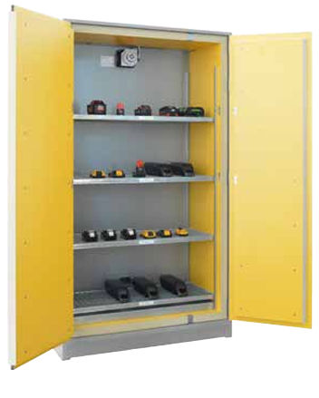 Lagerschrank - B80-8001-A - LaCont Umwelttechnik GmbH  - Schutz / bodenstehend / mit Doppeltür