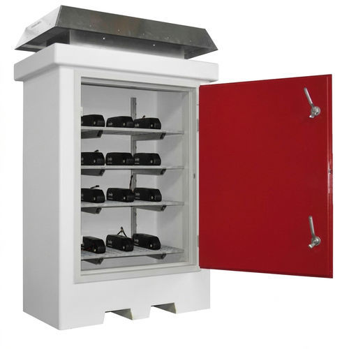 Lagerschrank - BBS - LaCont Umwelttechnik GmbH  - bodenstehend / mit Tür / für Lithium-Ion-Batterie