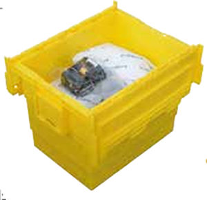 Transport-Container - D-430-Set - LaCont Umwelttechnik GmbH  - Lager / Kunststoff / verriegelbar