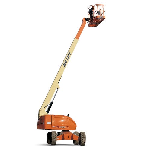 Teleskoparbeitsbühne auf Rädern - 460SJ - JLG Industries Inc. - batteriebetrieben / Diesel / für Außenbereich