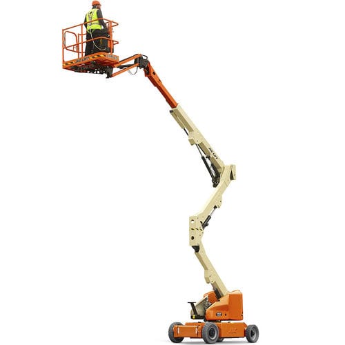 Gelenkarbeitsbühne auf Rädern - E400AJP - JLG Industries Inc. - elektrisch / für Lagerhallen