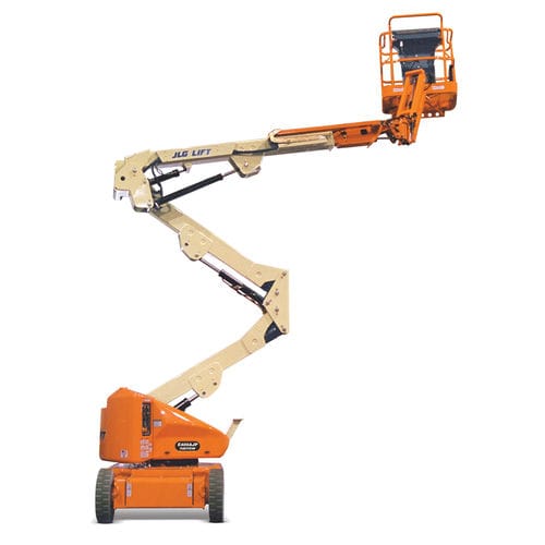 Gelenkarbeitsbühne auf Rädern - E400AJPN  - JLG Industries Inc. - elektrisch / für Lagerhallen