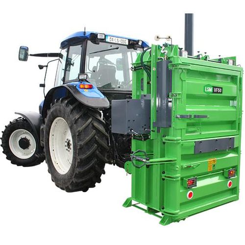 Ballenpresse für Karton - VF50 - LSM Recycling Equipment - für Papier / für Müll / vertikal