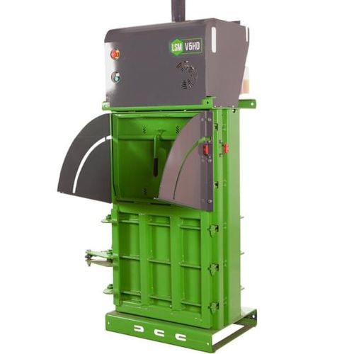 Ballenpresse für Flaschen - V5HD - LSM Recycling Equipment - für Dosen / vertikal / mit Frontöffnung