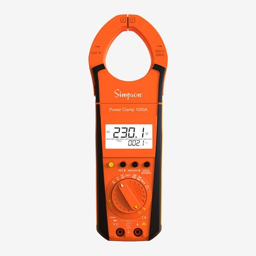 Digitale Messzange - Simpson - tragbar / 1000 V / 600 V