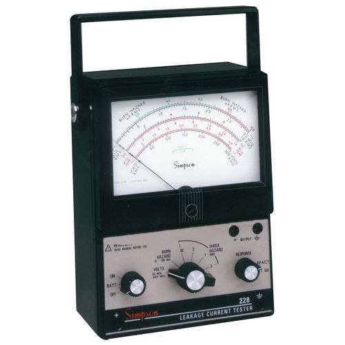 Ableitstromtester - 228 series - Simpson - Batterie / analog
