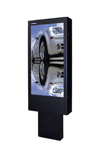 Aluminium-Hinweispfahl - PDS-32-TO-P - Armagard Ltd - Werbe / für LCD-Anzeige