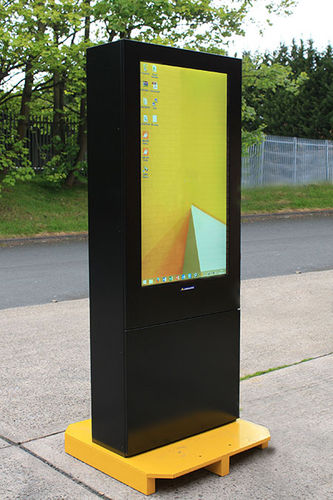 Werbe-Hinweispfahl - PDS-55-TO-P - Armagard Ltd - für LCD-Anzeige