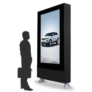 Werbe-Hinweispfahl - 72WX70MF - Armagard Ltd - für LCD-Anzeige