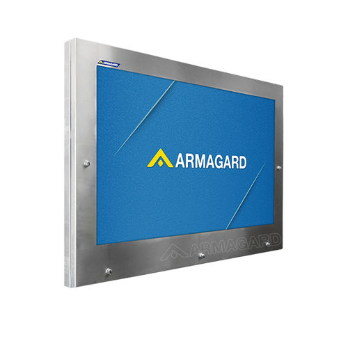 Gehäuse für Display - SDS18-55-W-L-IP69K - Armagard Ltd - wandmontiert / rechteckig / Edelstahl