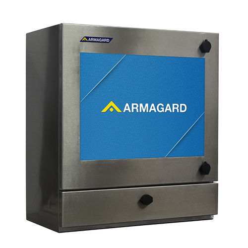 Gehäuse für PC - SENC-400 - Armagard Ltd - wandmontiert / rechteckig / Edelstahl