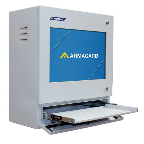 Wandmontiertes Gehäuse - PENC-400 - Armagard Ltd - rechteckig / Weichstahl / pulverbeschichteter Stahl