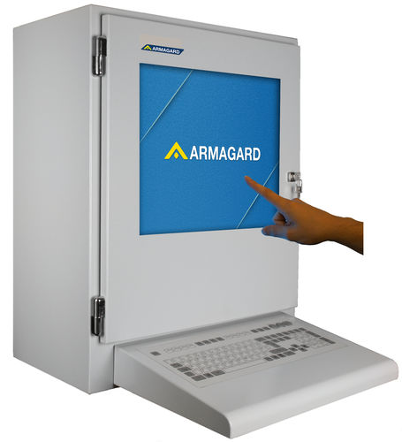 Gehäuse mit LCD Touchscreen - PENC-750 - Armagard Ltd - wandmontiert / für PC / rechteckig