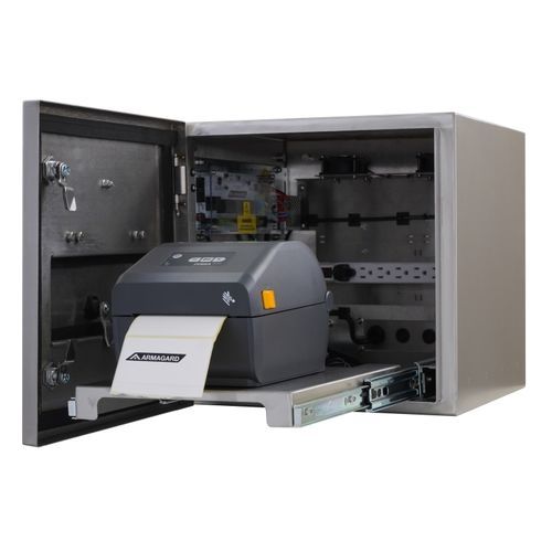 Gehäuse für Drucker - SPRI-100C - Armagard Ltd - Desktop / quadratisch / Edelstahl