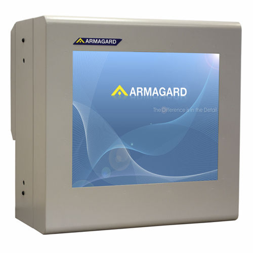 Gehäuse mit LCD-Anzeige - PDS-19-W-L-US - Armagard Ltd - wandmontiert / rechteckig / Edelstahl