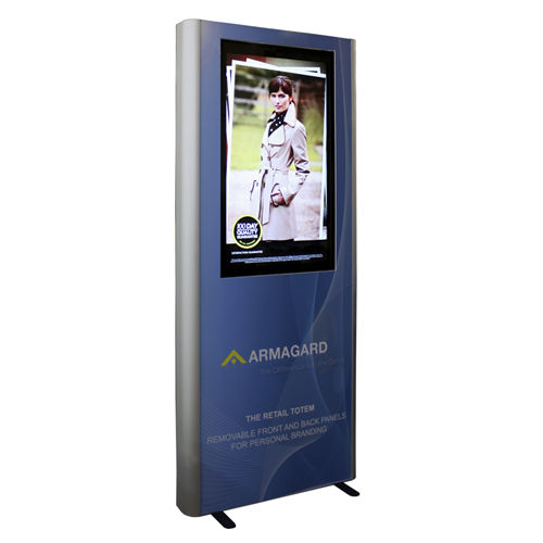 Aluminium-Hinweispfahl - PDS-RT-P-US - Armagard Ltd - Werbe / für LCD-Anzeige