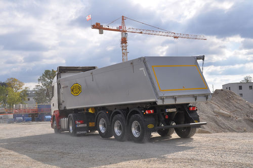 Kipper-Sattelauflieger - MHKA series - MEILLER F. X. Fahrzeug- und Maschinenfabrik GmbH & Co KG - für Sand / 3-Achsen / 2-Achsen