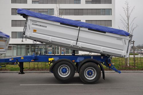 Kippanhänger - MZDA 18/22 series - MEILLER F. X. Fahrzeug- und Maschinenfabrik GmbH & Co KG - für Sand / 2-Achsen / angehängt