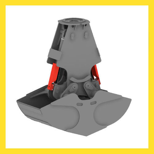 Hydraulischer Zweischalengreifer - MBV - S - MINELLI SRL a socio unico - mechanischer Zweiseil