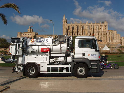 LKW für Saug- und Spülzwecke - max. 40 t | CANALMASTER - MÜLLER Umwelttechnik GmbH & Co. KG - 2-Achsen