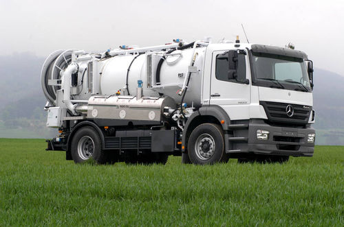 LKW für Saug- und Spülzwecke - max. 26 t | DRAINMASTER - MÜLLER Umwelttechnik GmbH & Co. KG - 2-Achsen / mit Wasserwiederverwertung