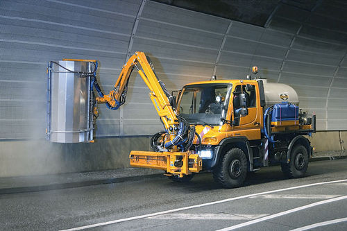 Kehrmaschine für Anbau - MFK 500-T - MULAG Fahrzeugwerk Heinz Wössner GmbH u. Co. KG - hydraulisch / für Außenbereich