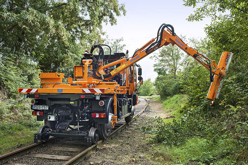 Auslegermäher - ME 700 DB - MULAG Fahrzeugwerk Heinz Wössner GmbH u. Co. KG - für Eisenbahnnetz
