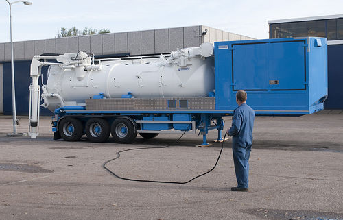 Tank Sattelauflieger - Vacu-Press® 8000 3-axle - Naaktgeboren Rotterdam B.V.  - 3-Achsen / angehängt / Saug