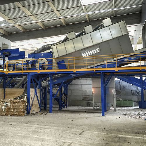 Abscheider für Abfallprodukte - SDS  - Nihot Recycling Technology B.V.  - Glas / Trommel / Prozess